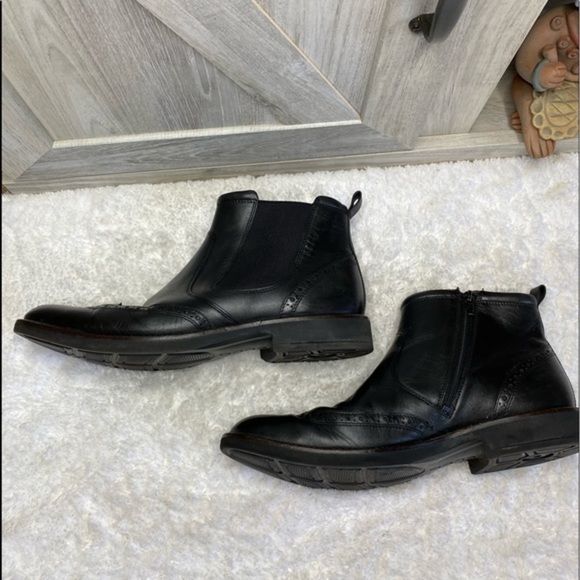 ECCO Chukka Boot Black Cow Leather EU 45 US 11-11.5 - Picture 13 of 15